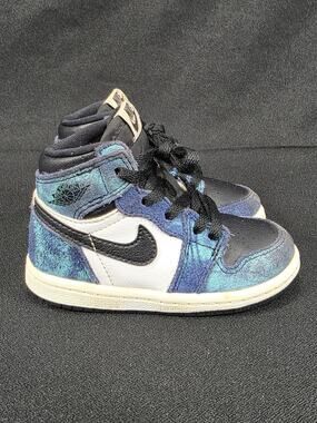 Nike Air Jordan 1 Retro High OG Tie Dye Toddler Shoes Size 6C